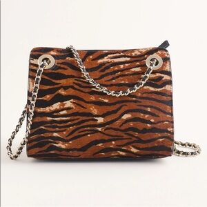 Chico's Tiger Skin Crossbody Purse